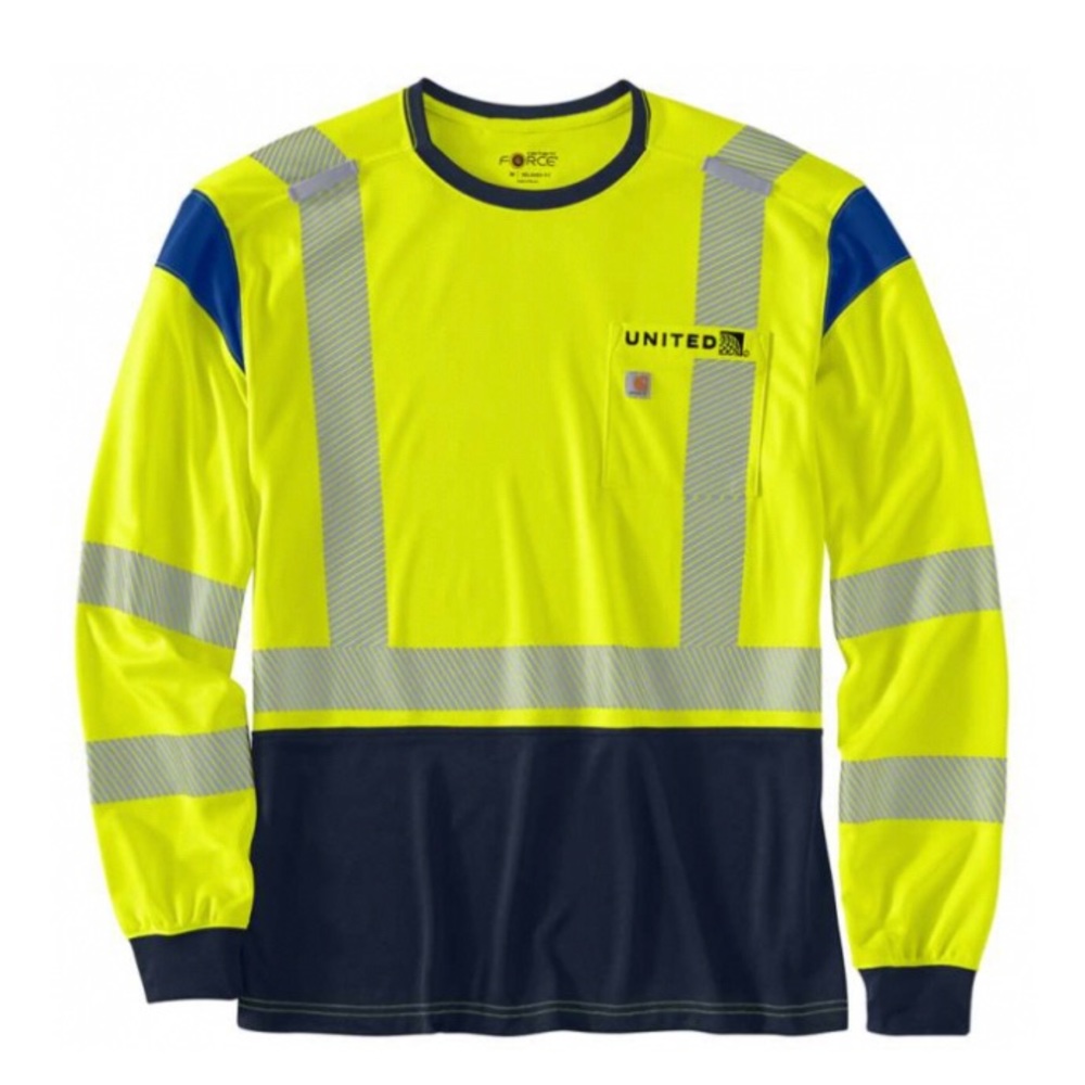 Carhart High Visibility Long-Sleeved Class 2 T-Shirt Unis…